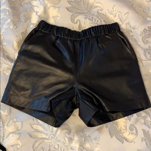 Leather shorts new